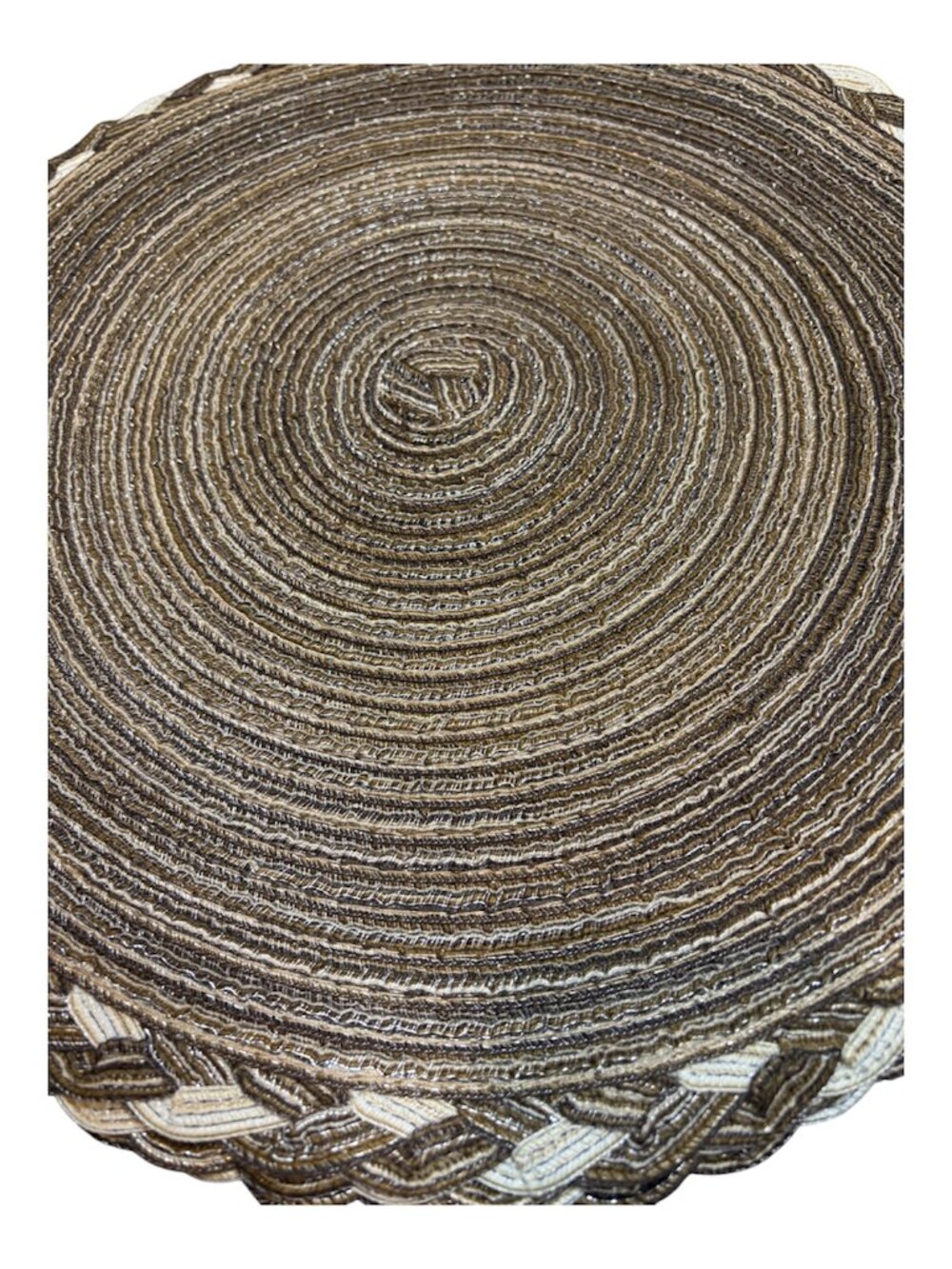 PLACEMATS IN SPARKLY BROWN FOR PATIO TABLES - Picture 2 of 2